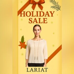 Silver and Turquoise Beaded Lariat Fringe Necklace 51 Inch bf